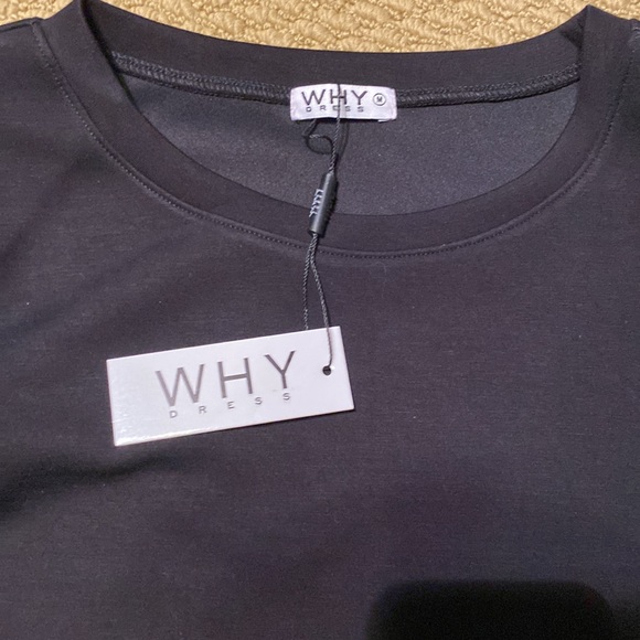 Why Dress Althleisure black top NWT - Picture 4 of 5